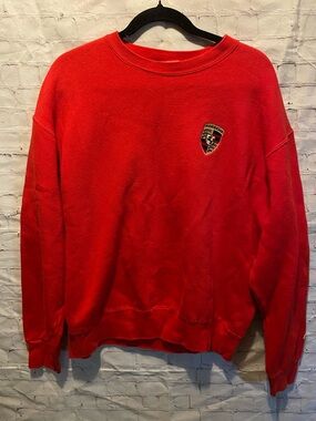 Vintage MVP Crewneck with Porsche Embroidered Emblem Logo